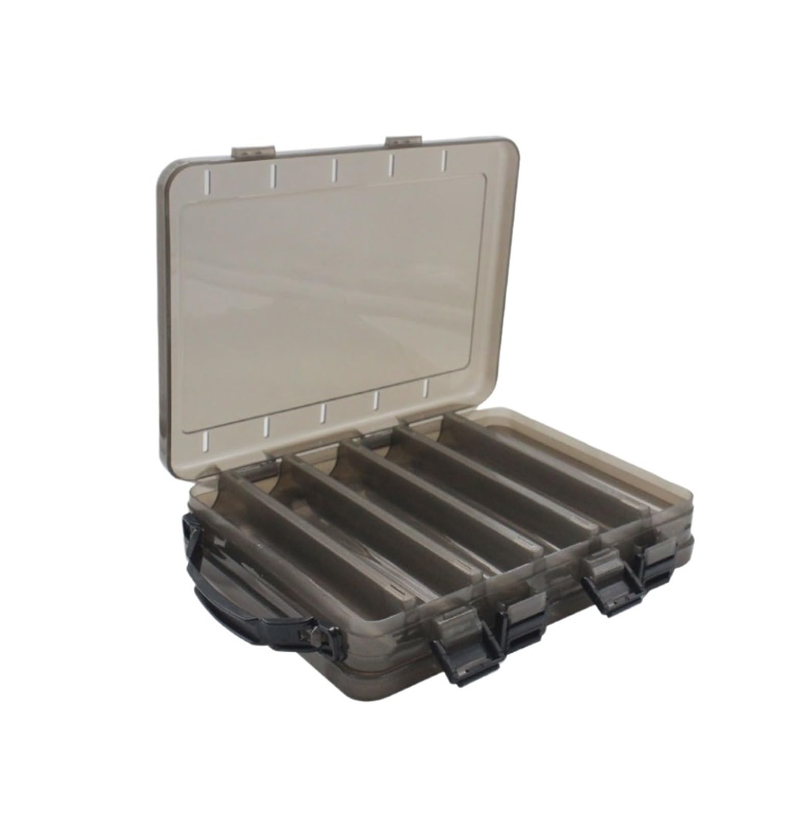 Caja Pesca Para Almacenar Anzuelos Caja Organizadora De Herramientas For Señuelos De Pesca, Compartimentos Interiores Transparentes Visibles Con Orificio De Drenaje Almacenamiento Para Pesca(G)