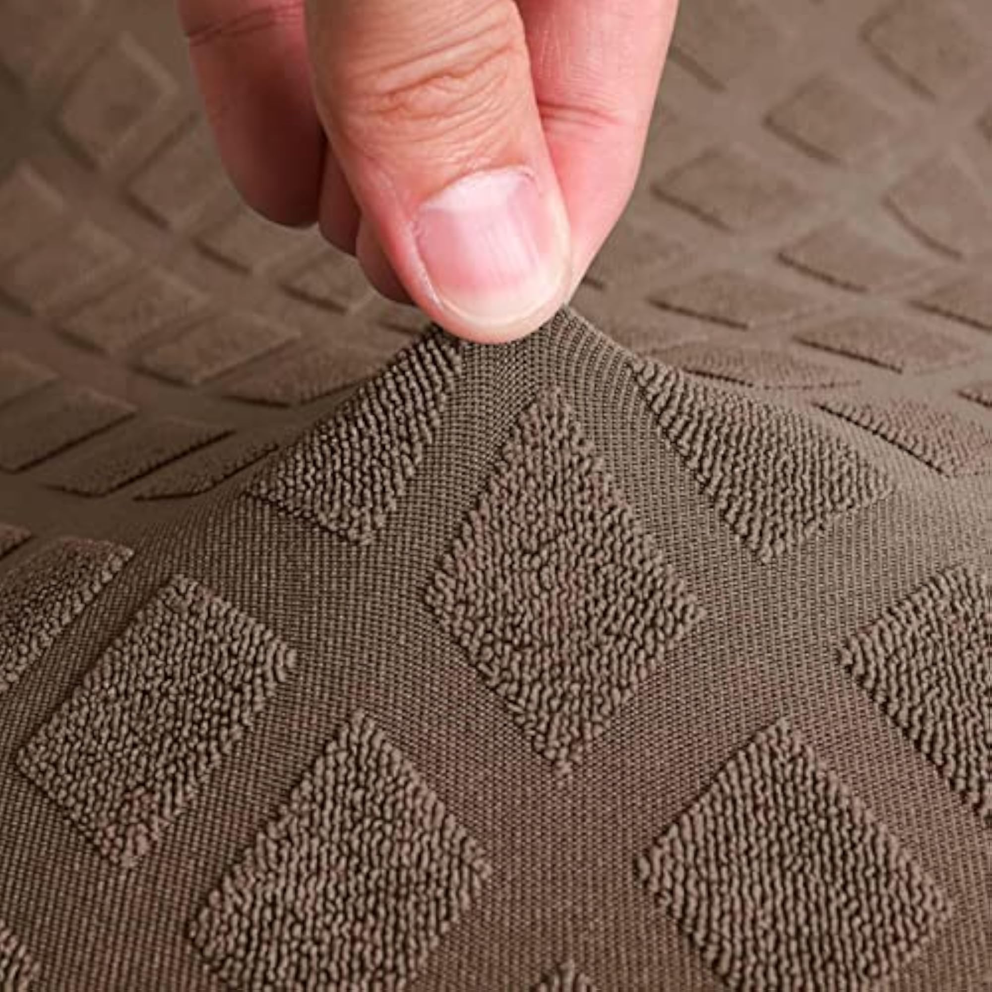 Split Office Chair Cover Waterproof Universal Washable Coffee