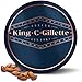 King C. Gillette Bartbalsam mit Sheabutter, Arganöl, und Kakaobutter für ideale Bartpflege, Beard Balm, 100 ml