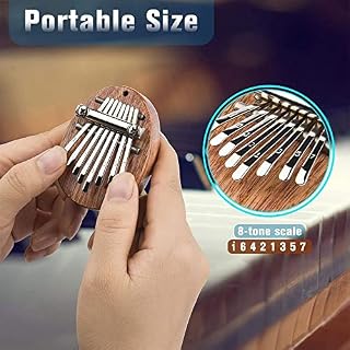 Kalimba Mini, Kalimba 8 Clés Pouce Piano, Piano à pouce avec cordon, Instrument Portable Marimba, Piano à Pouce, Mini… - Les Beatles, Paul McCartney, John Lennon, RIngo Starr, George Harrison Kalimba Mini, Kalimba 8 Clés Pouce Piano, Piano à pouce avec cordon, Instrument Portable Marimba, Piano à Pouce, Mini… – Image 3