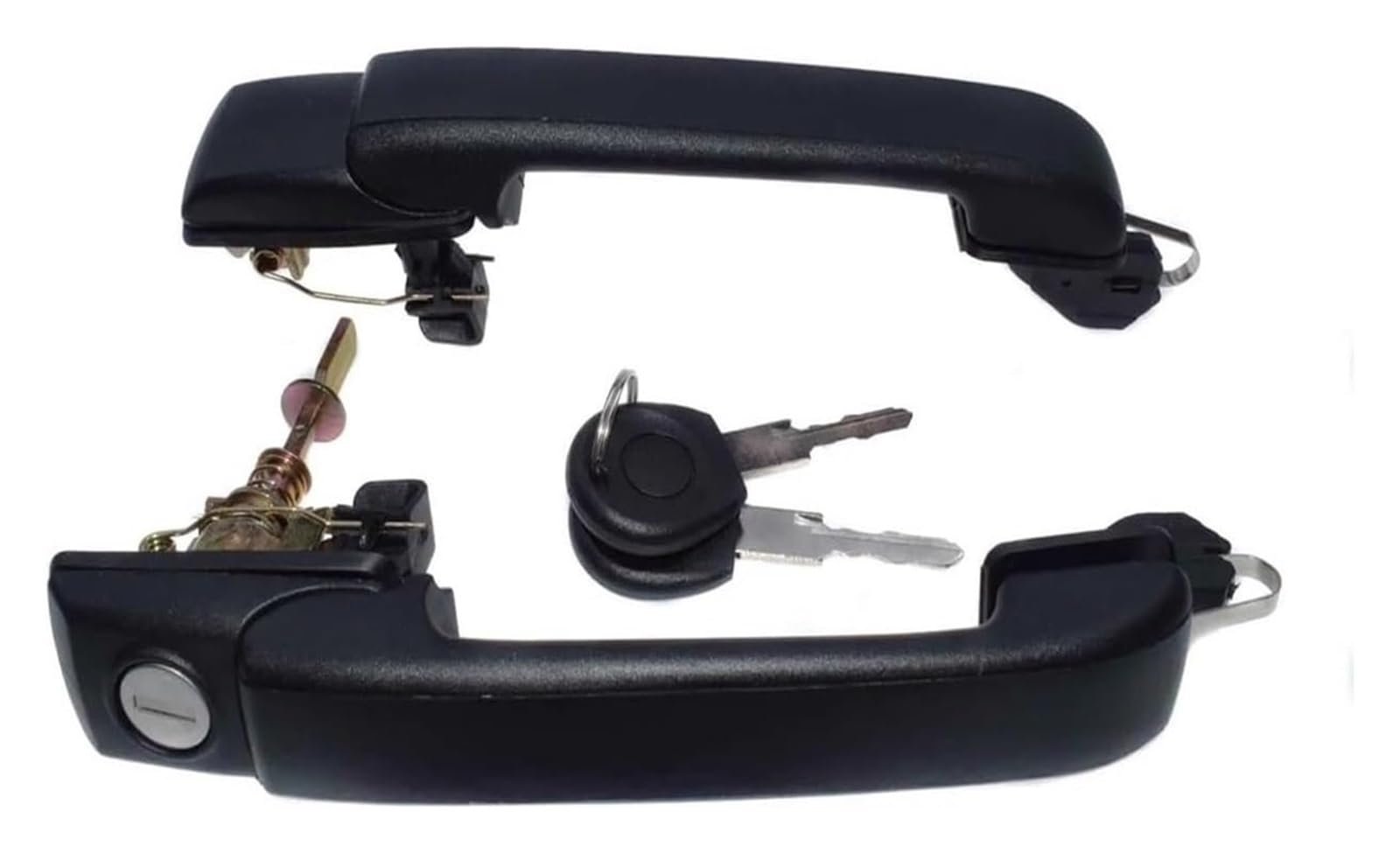 QWQTHGS Car Exterior Door Handle Cap for VW for Golf 3 MK3 for Cabrio GLX 1H0837207B 1H0837207C Left Right Exterior Outside Door Handle(Front Rearx1)