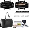 NUBILY Women Handbag Laptop Tote Bag 15.6 Inch Leather Large Tote Bag Lightweight Shoulder Office Bag Lady for Work Shopping #2