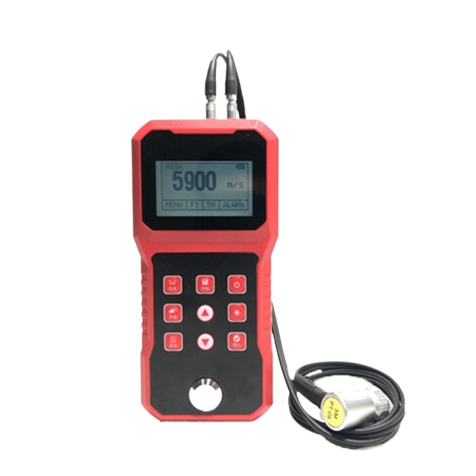 Thickness Gauge Digital Display Ultrasonic Thickness Gauge Metal Fibers Pipe Plate Measurement