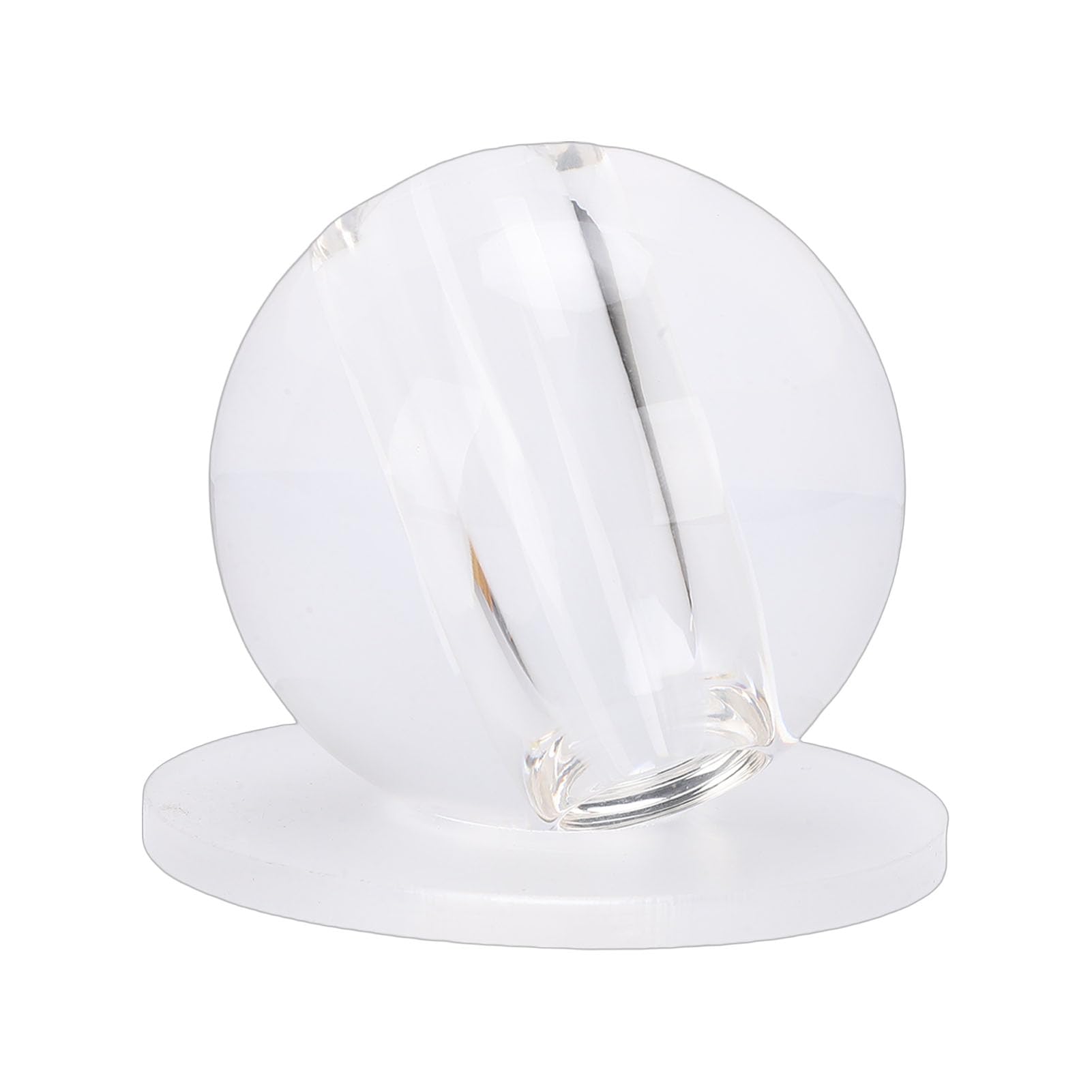 Cocoarm Entraîneur de Course de Queue de Billard en Verre 56 Mm avec Trou de Visée de 18 Mm, Base Antidérapante pour Débutants et Joueurs Avancés, Pratique en Club à Domicile