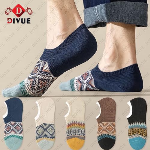 Image of DIVUE Low Cut Ankle Length Socks for Girls & Women | 5 Pair No Show Multi Color Combo Pack | Soft Cotton Rich, Breathable, Sweat Absorbent, Odor Resistant, Stretchable, Durable Socks Casual & Sports