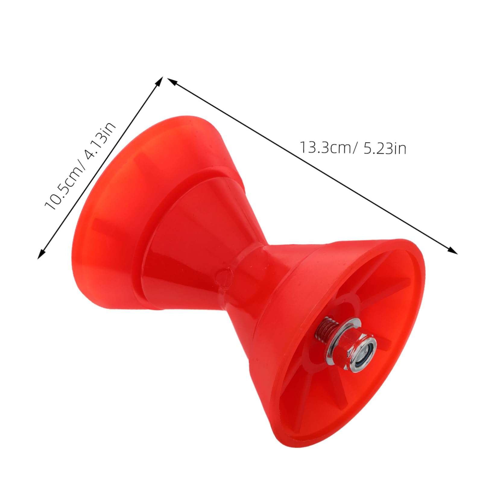 BESPORTBLE Heavy Duty Boat Roller for Trailer Bow Stop Durable Red Construction for Performance Essential Trailer Guide Roller for Reliable Support