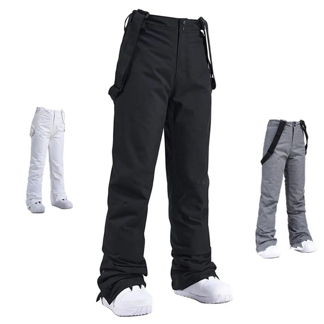 Pantaloni da sci invernali da uomo e donna, spessi e caldi, antivento, pantaloni da snowboard