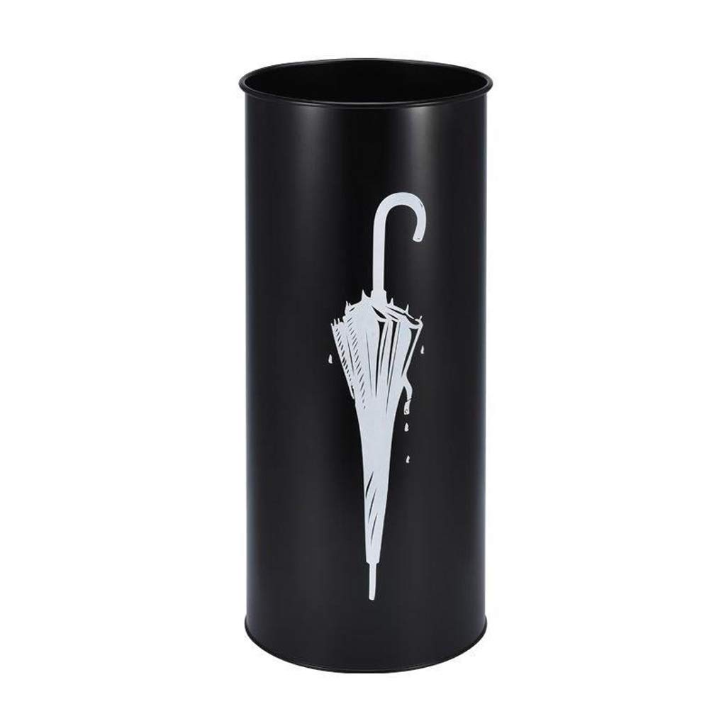 MOBYGKFY Umbrella Bucket Wrought Iron Stand Simple Storage