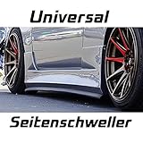 - Sin tornillos, solo pegar SEKER® Faldón lateral universal para tuning de JDM DRIFT RACING EZ-LIP