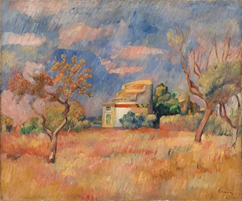 Reproducción de lienzo Palomar en Bellevue de Renoir en formato mural de 60x90cm