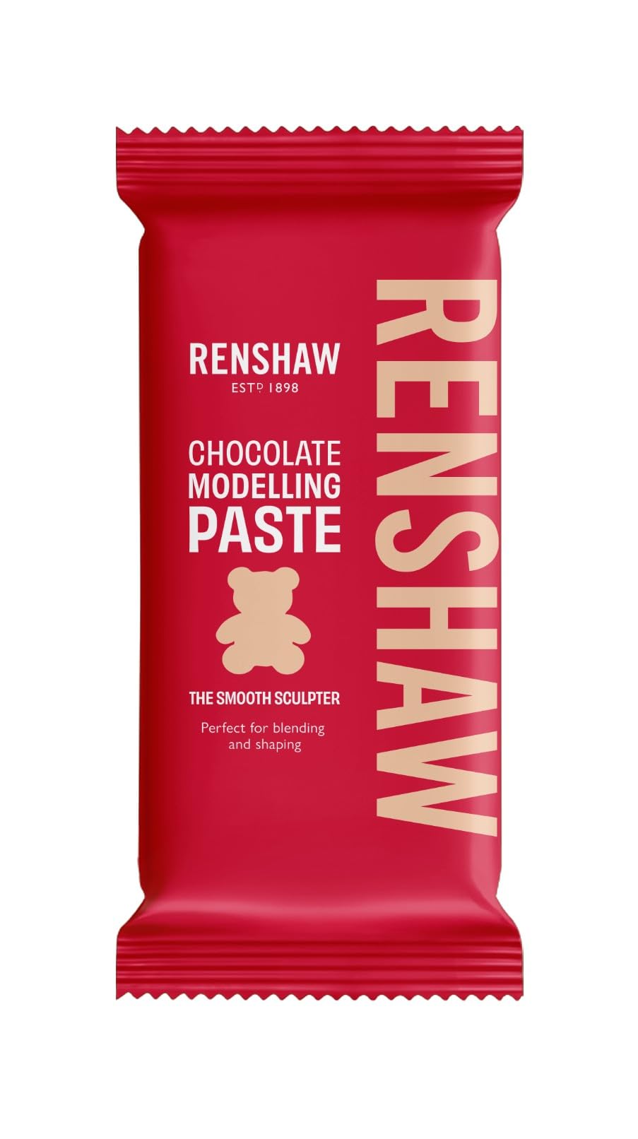 Renshaw White Chocolate Modelling Paste, Perfect for Cake Modelling and Decorating, Cream, 250 g (Pack of 1)