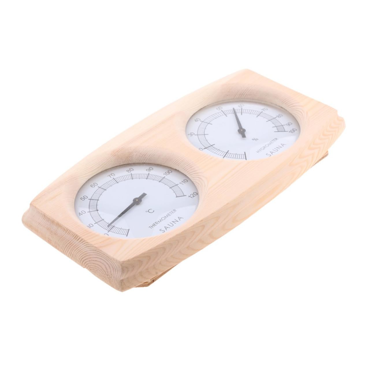 Sosoport Hygromètre-thermomètre Bois Pour Sauna Avec Capteur Affichage Séparé Degrés Celsius Plage De Mesure