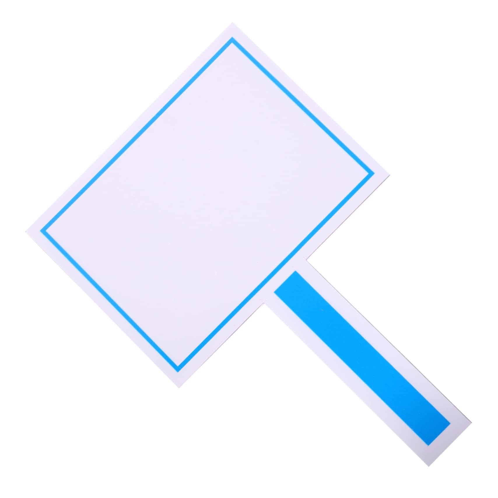 Gogogmee Writable Dry Erase Scoreboard Blank Voting Paddle for Sports Events Material Easy to Use Erasable Foams Score Board Handheld Voting Board