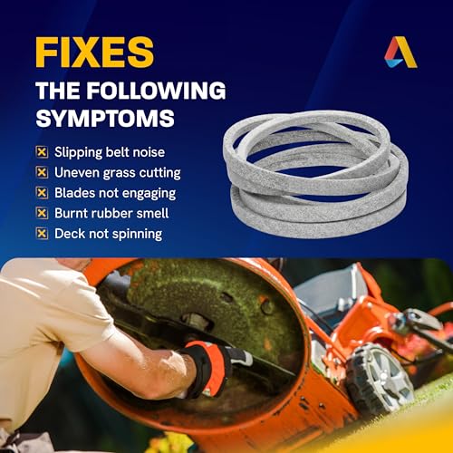 Image of Canamax 532130969 130969 Drive Belt - Aramid Cord 1 /2 inch x 92.5 inch - for 42'' Deck Craftsman Husqvarna YTH22V46 YTH24K48 YTH2348 Poulan AYP Ariens John Deere LA135 - Replaces 592855201 584444701 21546080