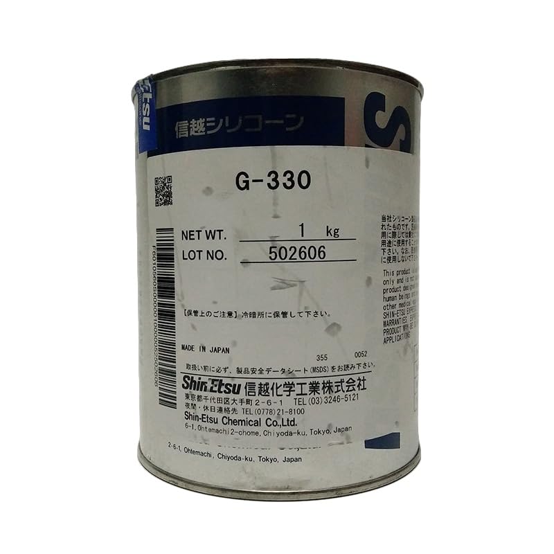 Shin-Etsu G-330 grasa de amortiguación 1 kg | Lubricante para control de fricción en mecanismos de precisión y componentes electrónicos