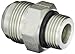 Eaton Weatherhead C5315X16X12 Carbon Steel SAE 37 Degree (JIC) Flare-Twin Fitting, Adapter, 3/4" Straight Thread O-Ring Boss x 1" JIC Male