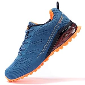 Kricely Traillaufschuhe Herren Leicht Atmungsaktiv Wanderstiefel rutschfest Laufschuhe Outdoor Fitness Straßenlaufschuhe