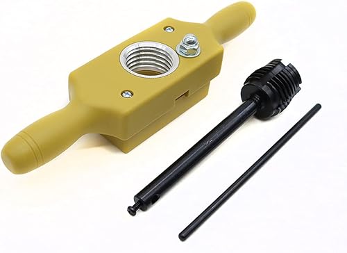 Taytools Macho y troquel de madera para roscas macho o hembra de rosca de polipropileno endurecido (1-12 pulgadas x 6 TPI)