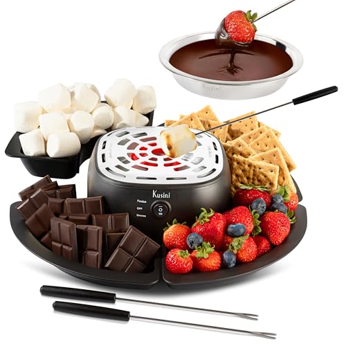Kusini 2-in-1 Electric Fondue & S'mores Maker Set