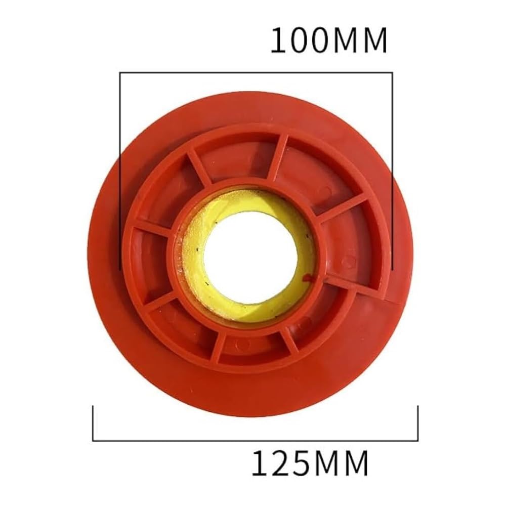 Platorello di supporto adattatore Snail Lock 5 pollici 125 mm in plastica for tamponi di lucidatura Disco di supporto con gancio e anello(3 piece)