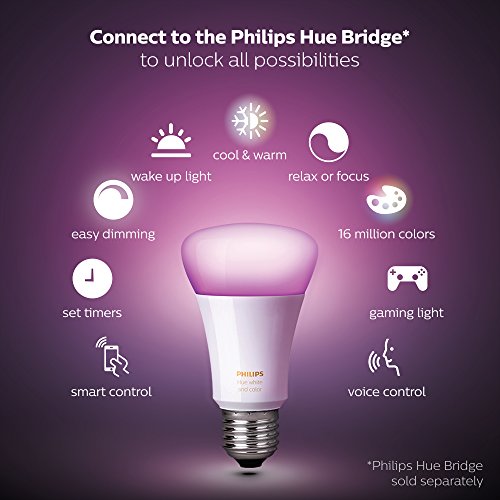 Philips 464487 Hue Single Premium A19 Smart Bulb thumb #1