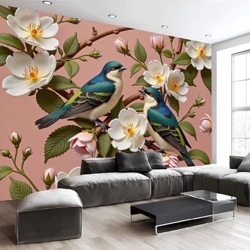 Papier peint panoramique oiseau pour agrandir la pièce