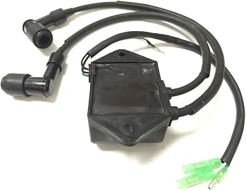 Boat Motor CDI C.D.I Coil Unit Assy 3B2-06170-0M 8037041 Compatible with Tohatsu Nissan Mercury Quicksilver Outboard 6HP 8HP 9.8HP 2-stroke Engine
