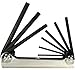 Eklind 20912 9 Piece Classic Fold-Up SAE Hex Key Set (0.05" to 3/16")