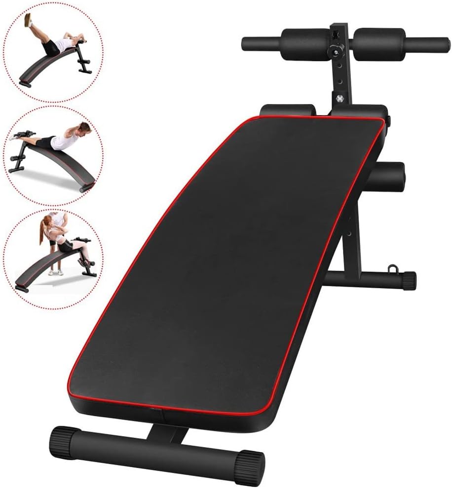 Multifunction Sit Up Bench Foldable Adjustable Abdominal Muscle Training Crunch Board Exerciser Home Gym
