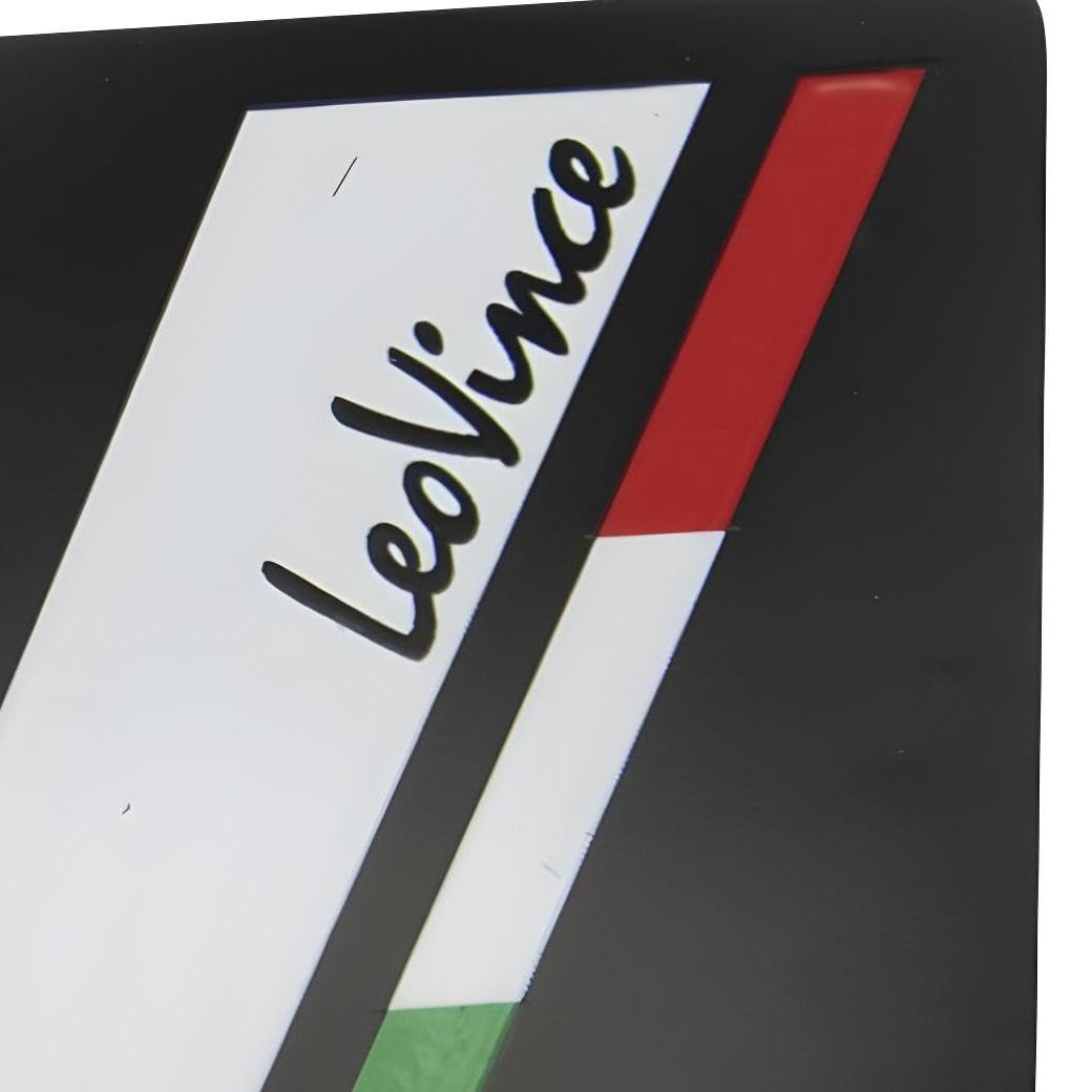 LeoVince Kit de rechange autocollant pour système d'échappement résistant à la chaleur 87,8 x 53 mm