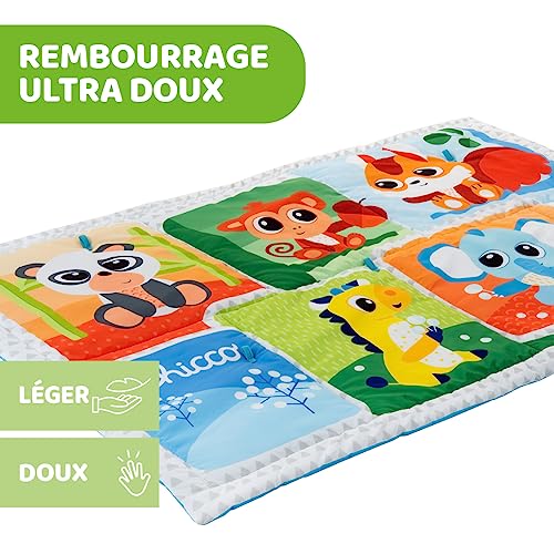 Chicco Tapis de la forêt Tapis de Jeu pour Enfants avec Animaux de la Forêt Tapis Extra Large 135 x 90 cm Doux et Coloré Jouet pour Enfants 0+ Mois Version 2021 - vue 6