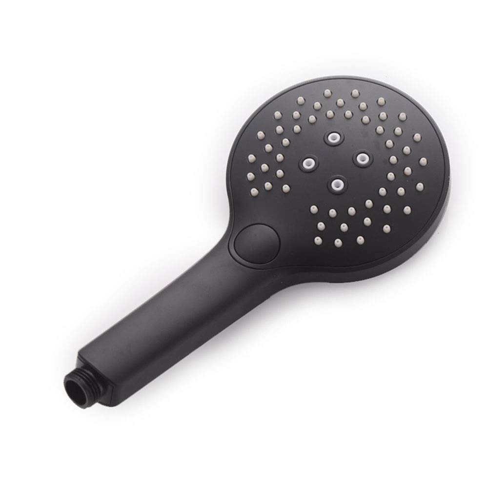 Bathroom Shower Matte Black Lacquer Hand Shower Set Massage Spa Manual