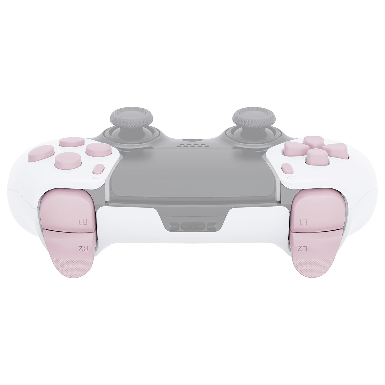 eXtremeRate Replacement Full Set Buttons Compatible with ps5 Edge Controller, Cherry Blossoms Pink D-pad Share Options Home Face Buttons R1 L1 R2 L2 Triggers Compatible with ps5 Edge Controller