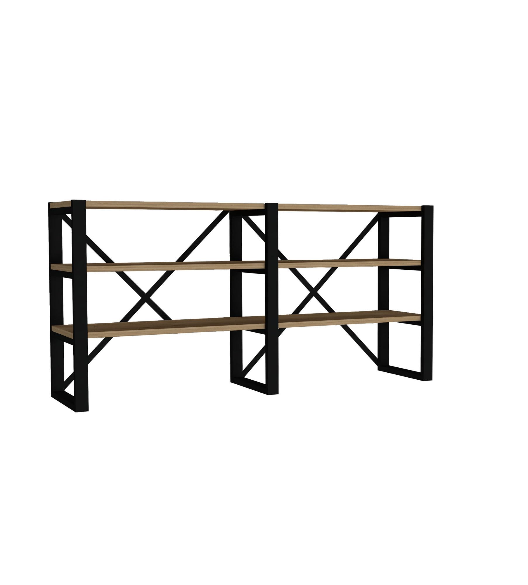 Hanah Home Bookshelf, Zaffiro Nero, Taglia Unica