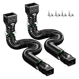 Midautoo Gutter Downspout Extensions Down Spout Drain Extension Extendable From 21 to 60 Inches Drai