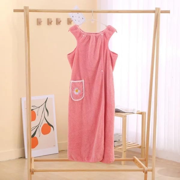 Miniatura 2 de Toalla de baño de secado rápido 2023, absorbente de agua, bata de baño 2 en 1, toalla de baño portátil para mujer