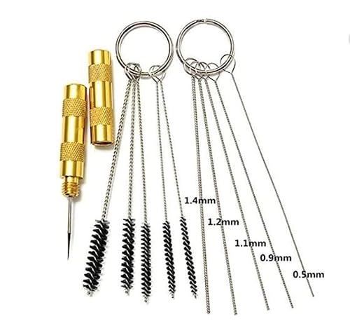Miniatura 7 de Veda Kit De Limpieza Para Aerógrafo, Recipiente De Cristal Con Soporte Y Accesorios De Limpieza, Para Limpieza De Boquillas De Aerógrafo Y Residuos De Pintura