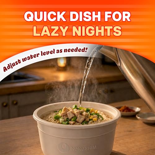 Image of Nongshim Savory Chicken Noodle Soup Instant Ramen, 12 Pack, Microwaveable Bowl Soup Mix, Korean Ramyun with Cabbage & Carrots, Sabor a Pollo