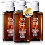 haru(ハル) kurokamiスカルプ（オリジナル） 400ml（約2ヶ月分） 3個セット オールインワン 天然由来 ノンシリコンシャンプー（リンス/コンディショナー不要） 柑橘系の香り
