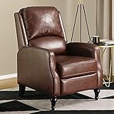 YANXUAN Pushback Recliner Chair, Manual Mechanism Push Arm Recliner Sofa with Nail Head Trim,...