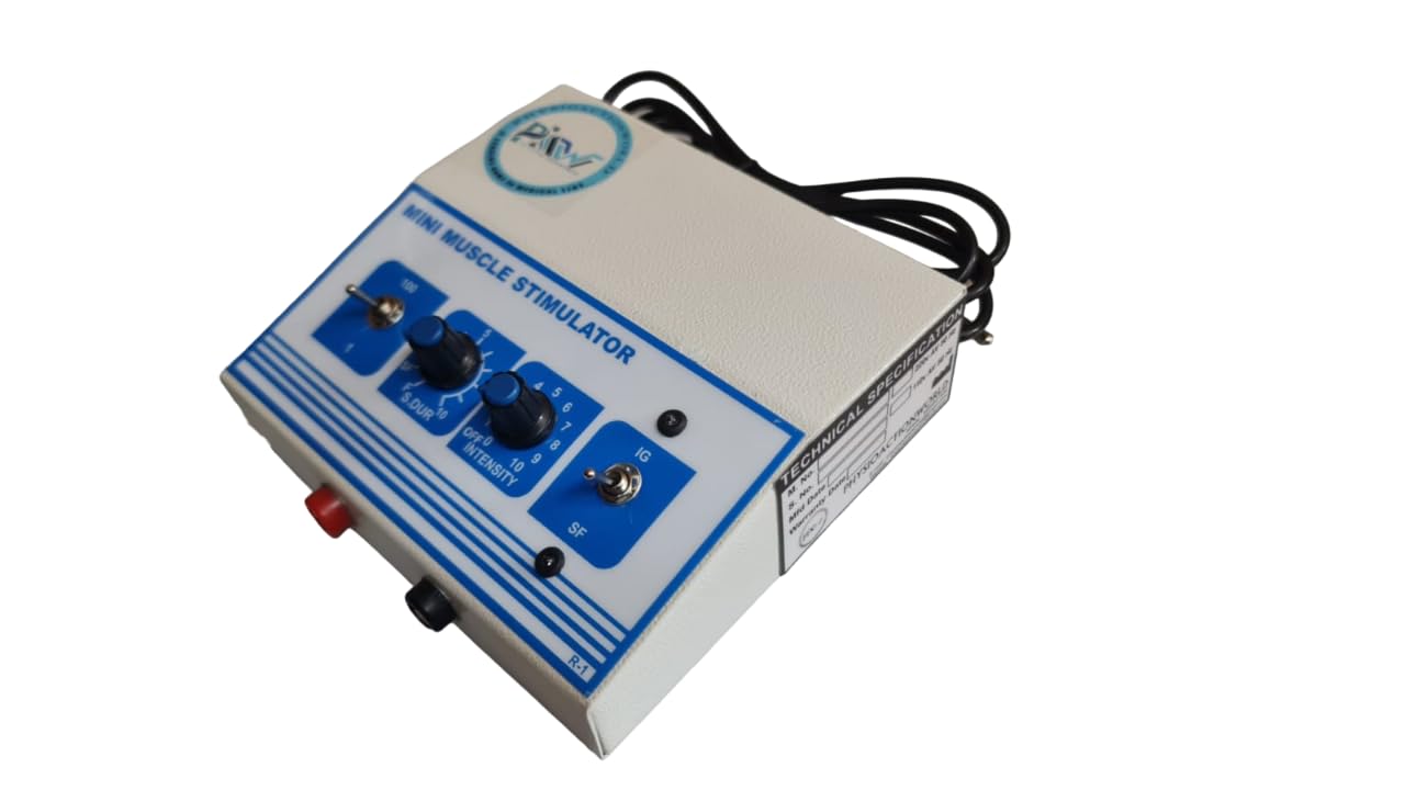 PHYSIOACTIONWORLD MINI MS R Mini Muscle Stimulator Electrotherapy Device 2