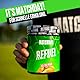 Matchday Nutrition Refuel I Bessere Regeneration speziell für Fußballer I Kohlenhydrate, Aminosäuren & Vitamine gegen Muskelkater (Ice Tea Pfirsich)