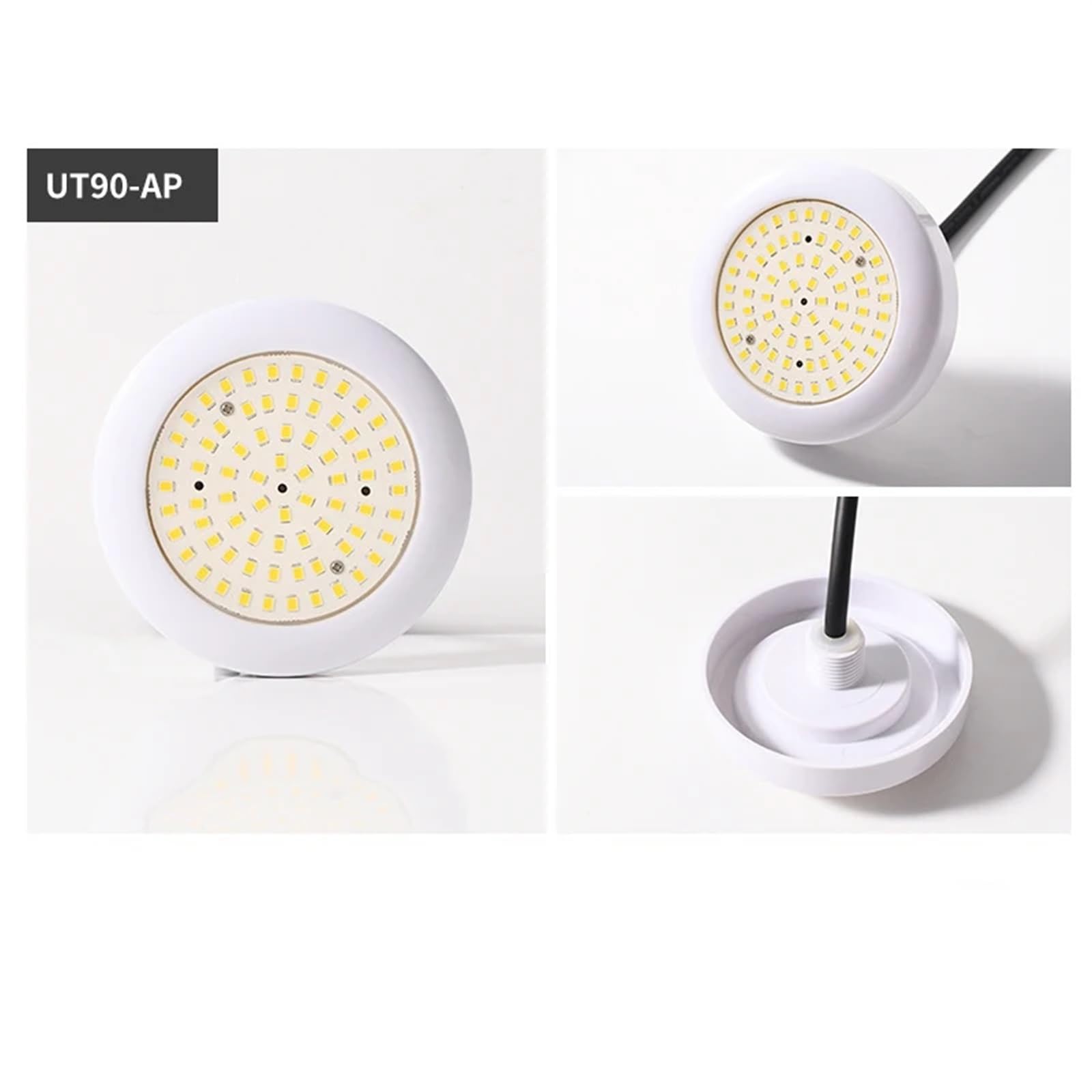 Światła Basenowe, Latarnia podwodna LED Wbudowana ABS Wodoodporna 6W Dc12V Światło basenowe Do Hotelu Oświetlenie basenu Ogrodowego akwarium Ciepłe(RGB-REMOTER CONTROL)