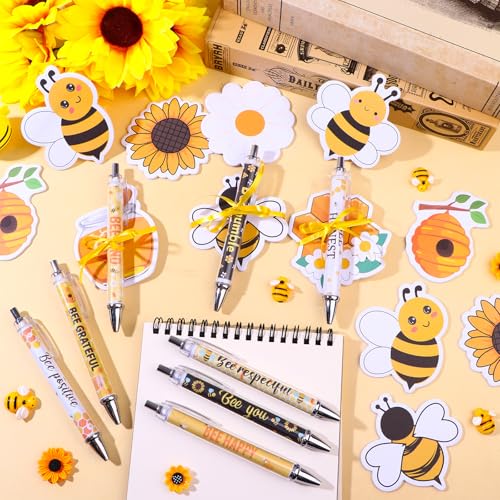 Stylos abeilles avec mini notes adhésives résout le manque d'organisation - 5