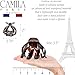 Camila Paris AD716 Octopus French Hair Clips for Women Thick Hair, Large Hair Clips for Thick Hair for Curly Wavy Long Hair, Strong No-Slip Grip Hair Claw Clip Big Clips for Women. Made in France
