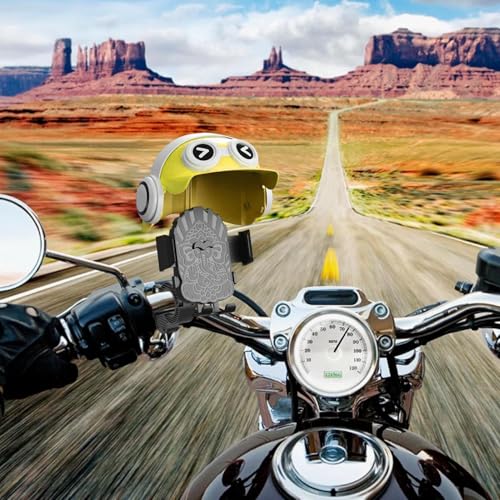 Support de téléphone pour moto et vélo avec mini casque pare-soleil pour navigation GPS route - 7