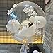 Jiesky 30 Set 27inch Big Clear Balloons Holder Sticks With Cups, Long Reusable Bobo Balloon Holder Sticks For 10in To 30in Various Balloons Birthday Festivals Wedding Party
