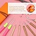 Dreadlock Crochet Hook, 3 Dreadlock Crochet Needle(0.75mm), 5 Different Size Bent Latch Hook, Crochet Needle for Hair Braiding with 40 Dreadlocks Hair Ring and Dreadlocks Tool