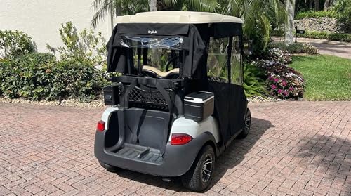 Golf Cart Club Cover – DryClub Canopy in SDA Canvas - Durable & Easy Instal Storage Bag Included (Fits: EZGO, Club Car, Yamaha) - Thumbnail 2