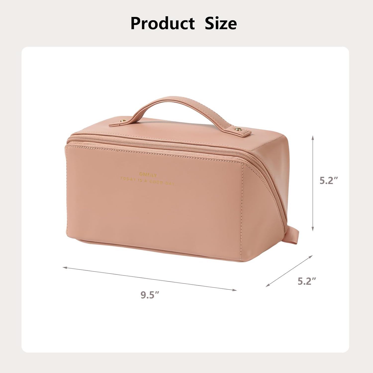 Travel Makeup Bag Toiletry Bag for Women Large Cosmetic Travel Bag Makeup Storage Box Skincare Organizer Vanity Organizer Bag Multi-Function Makeup Organizer with Compartments Travel essentials - Image 6